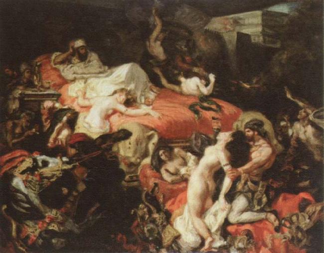 Eugene Delacroix the death of sardanapalus Germany oil painting art
